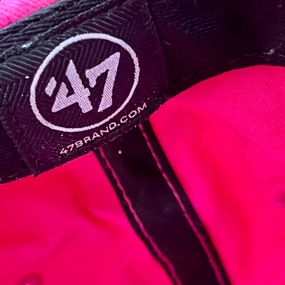 Pink Baseball Cap with Embroidered Logo - Picture 8 of 9